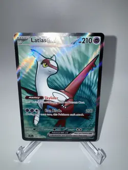 Pokemon TCG Surging Sparks Latias ex 220/191 Ultra Rare Card 220/250 NM - Image 1