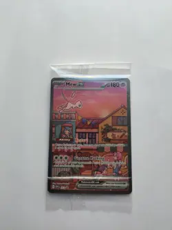 Pokemon Mew EX 053 Scarlet & Violet Promo Holo 180 HP Basic Card Natsumi Yoshido - Image 1