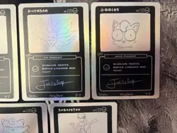Pokemon PokeDerp Series 2 Sketch Cards Complete Set 1-7 Fan Art - Image 3