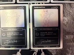 Pokemon PokeDerp Series 2 Sketch Cards Complete Set 1-7 Fan Art - Image 5