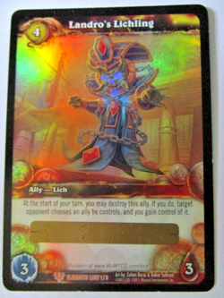 World Of Warcraft Landro's Lichling Elements Loot 1/3 Holo Light Play!!! - Image 1