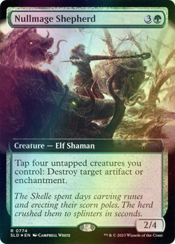 MTG Nullmage Shepherd Extended Art Foil ** Secret Lair Drop ** English (NM) - Image 1