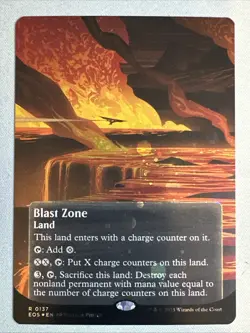 MTG / Blast Zone / EOE / #0137 / GALAXY FOIL (Borderless) / Rare / NM - Image 1