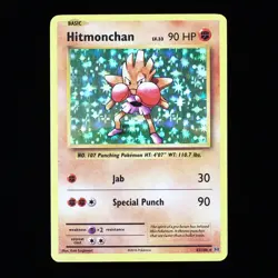 Pokemon TCG Hitmonchan 62/108 XY Evolutions Holo Card 2016 NM - Image 1