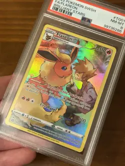 Pokemon TCG | Flareon TG01/TG30 Swsh09: Brilliant Stars Holo PSA 8 - Image 3