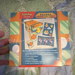 Pokemon TCG Paldea Adventure Chest Sealed Box English 2024 7 Promo 6 Booster - Image 3