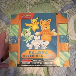 Pokemon TCG Paldea Adventure Chest Sealed Box English 2024 7 Promo 6 Booster - Image 5