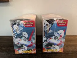 ​2x Pokemon TCG Scarlet & Violet Surging Sparks Booster Boxes (Factory Sealed). - Image 4