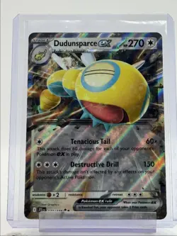 DUDUNSPARCE EX 2025 POKEMON JOURNEY TOGETHER DOUBLE RARE 121/159 Q3384 - Image 1