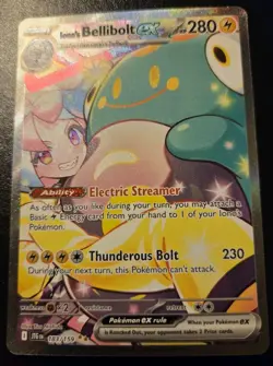 Iono's Bellibolt EX 183/159 Special Illustration Rare Journey Together Pokemon - Image 1