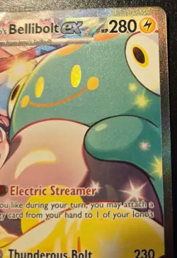 Iono's Bellibolt EX 183/159 Special Illustration Rare Journey Together Pokemon - Image 3