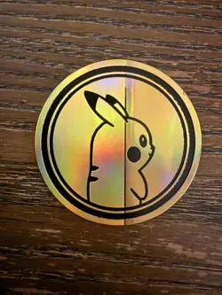 Pokemon Go Gold Pikachu (ERROR COIN) - Image 1
