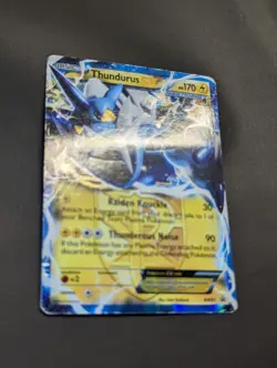 Thundurus EX BW 81 Ultra Rare Holo Promo Black & White Pokemon - Image 2