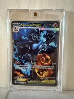 Mega Charizard X EX 125/094 Phantasmal Flames Holo Rare 360 HP Pokemon Card - Image 1