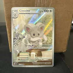 Cinccino Illustration Rare 153/086 Black Bolt Pokemon near mint ships fast - Image 1