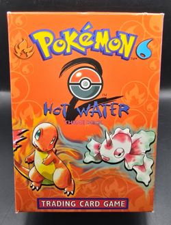 Pokemon TCG WOTC 2000 Base Set 2 Hot Water EMPTY Theme Deck w/ Card List - Image 1