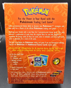 Pokemon TCG WOTC 2000 Base Set 2 Hot Water EMPTY Theme Deck w/ Card List - Image 2