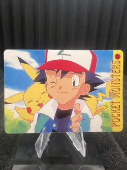 Pokemon Vintage Pocket Monsters Vending HOLO Prism Sticker 1999 Nintendo Japan - Image 2