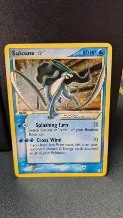 Pokemon Unseen Forces - Suicune Gold Star 115/115 - Holofoil - LP - Image 3
