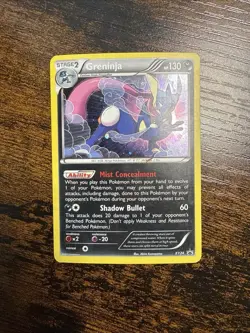 Pokemon TCG Greninja XY XY24 Cosmos Holo Promo LP To MP Condition FREE SHIPPING - Image 2