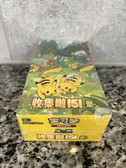 Pokemon S-Chinese Collection 151C 4.0 Gather Slim Booster Box Sealed - Image 3