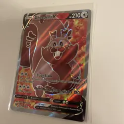 Pokemon TCG Greedent v Fusion Strike 256/264 Holo Full Art Ultra Rare - Image 2