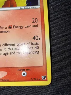 Flareon Holo 5/115 - 2005 Pokemon Ex Unseen Forces - MP - Image 3