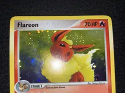 Flareon Holo 5/115 - 2005 Pokemon Ex Unseen Forces - MP - Image 4
