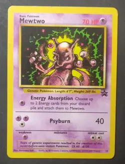 WOTC Black Star Promotional Pokemon Card Mewtwo #14 - Image 1