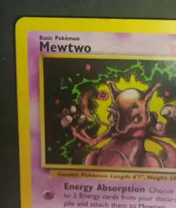 WOTC Black Star Promotional Pokemon Card Mewtwo #14 - Image 2