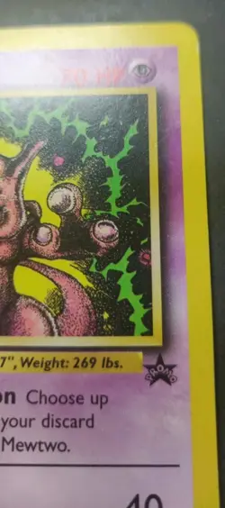 WOTC Black Star Promotional Pokemon Card Mewtwo #14 - Image 4