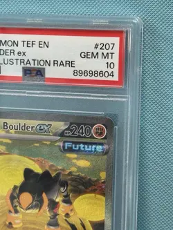 Pokemon Iron Boulder ex Temporal Forces Special Illustration Rare #207 PSA 10 - Image 4