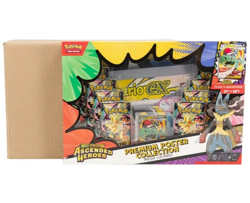 POKEMON TCG ME 2.5 ASCENDED HEROES PREMIUM POSTER COLLECTION CASE SEALED (6 CT) - Image 1