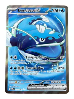 Pokemon Dondozo ex 211/182 Sv10: Destined Rivals Ultra Rare Basic 280HP Holo - Image 1
