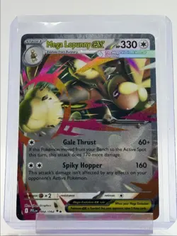 MEGA LOPUNNY EX 2025 POKEMON PHANTASMAL FLAMES DOUBLE RARE A 084/094 Q3384 - Image 1