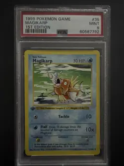 1999 Pokemon Game Magikarp 1st Edition Mint 9 - Image 1