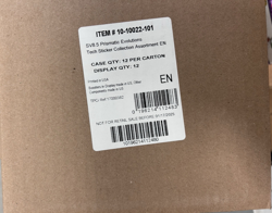 Pokemon PRISMATIC EVOLUTION Tech Sticker Collection 12ct Display Sealed Case TCG - Image 1