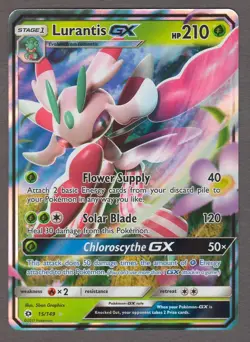 Lurantis GX 15/149 Ultra Rare Pokemon Sun & Moon Base Set NM Holo - Image 1