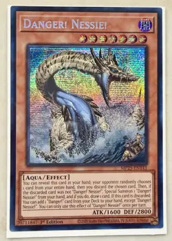x1 Danger! Nessie! - MP25-EN141 - Prismatic Secret Rare - 1st Edition Yu-Gi-Oh! - Image 1