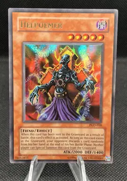 Vintage 1996 Yugioh! - Helpoemer PGD-058 Ultra Rare Holo Unlimited - Image 1