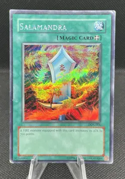 Vintage 1996 Yugioh! Salamandra - DDS-006 Secret Rare - Unlimited - Image 1