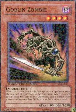 Yugioh! MP Goblin Zombie - DT02-EN060 - Common - Duel Terminal Moderately Played - Image 1