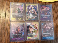 Bandai One Piece Card Game Foil Character Cards Lot 25 Japanese - Image 2