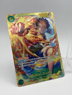 Monkey D Luffy SEC OP13-118 Carrying on His Will One Piece English NM - Image 2