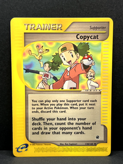 Pokemon Card - Copycat - 138/165 - Expedition Base Set E Reader - NM - Image 1