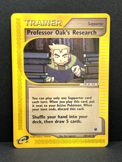 Professor Oak's Research 149/165 Expedition 2002 WOTC Pokemon TCG Card - NM/LP - Image 1