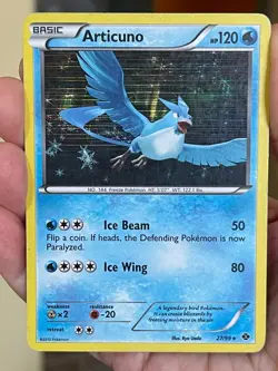 POKEMON ARTICUNO 27/99 RARE HOLOFOIL NEXT DESTINIES HP CARD - Image 1