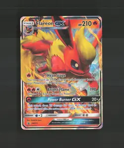 Flareon GX SM171 Sun & Moon Black Star Promo Holo Pokemon Card LP - Image 1