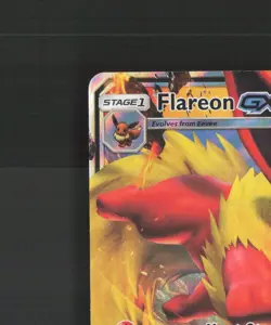 Flareon GX SM171 Sun & Moon Black Star Promo Holo Pokemon Card LP - Image 3