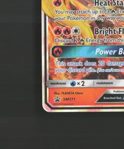 Flareon GX SM171 Sun & Moon Black Star Promo Holo Pokemon Card LP - Image 5